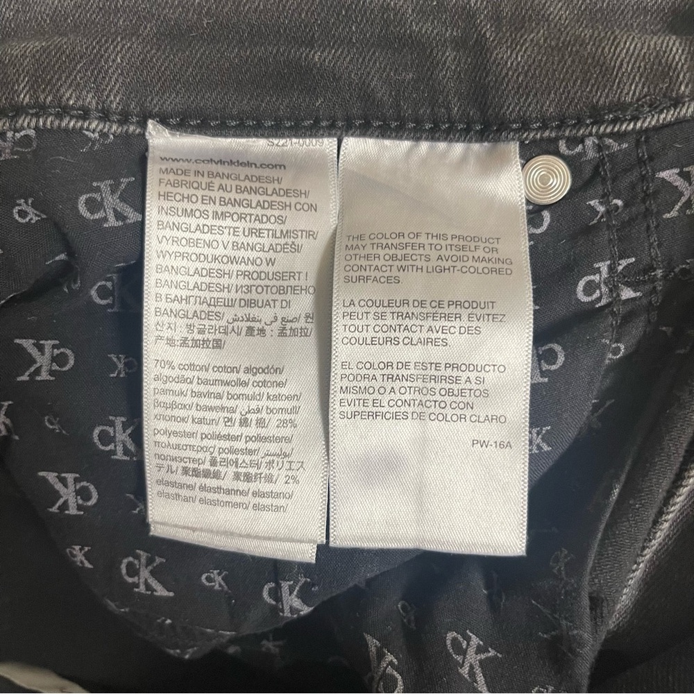 Calvin Klein Jeans black skinny jeans Women’s 32x30 - Picture 9 of 9